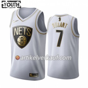 NBA Brooklyn Nets Trikot Kevin Durant 7 Nike 2019-2020 Weiß Golden Edition Swingman - Kinder